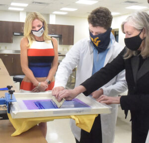 WVU Davis College cuts ribbon on new textiles laboratory